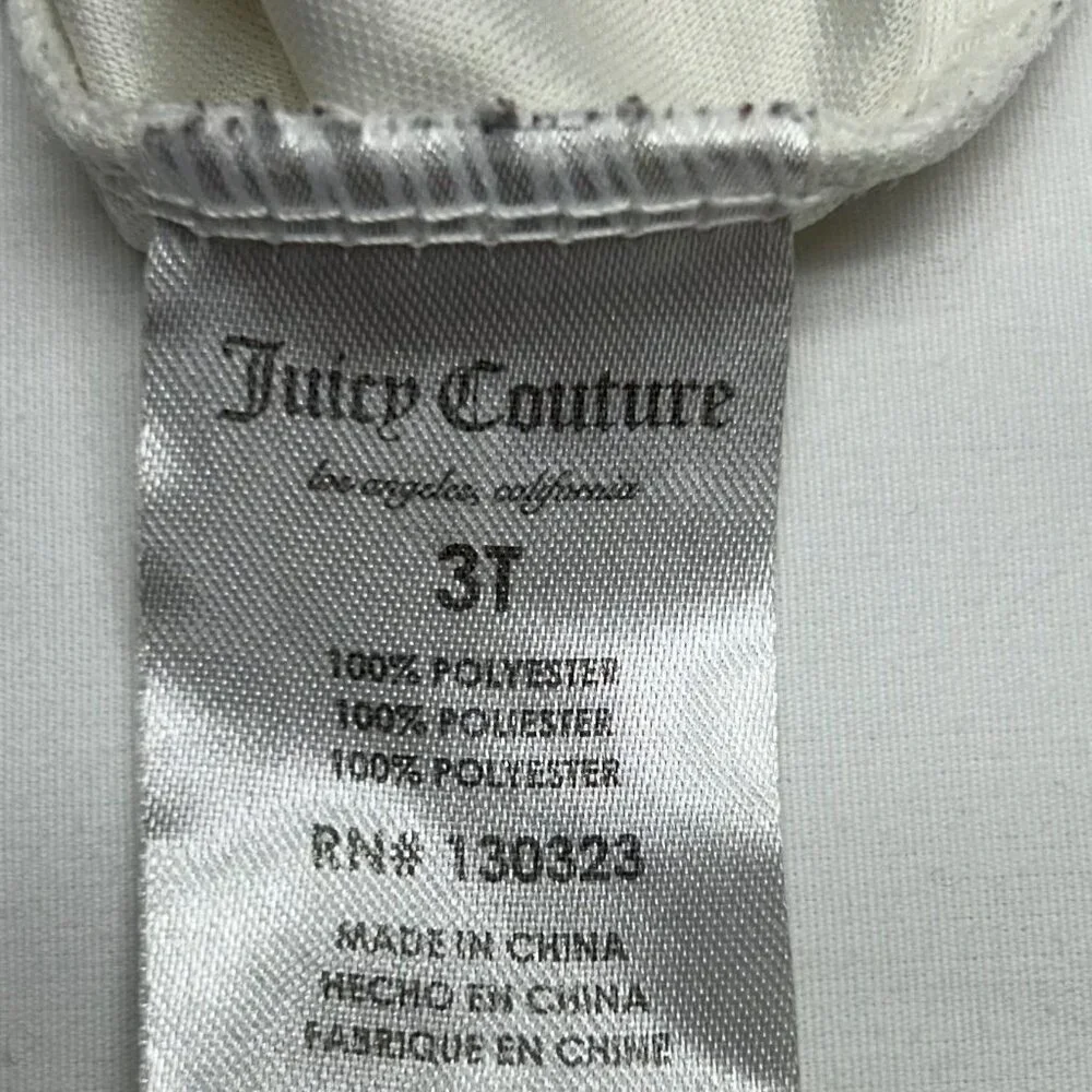 Juicy Couture Girls Dress 3T Floral Crochet